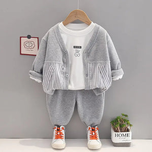 Cream Cartoon Tracksuit See:Saw Kids