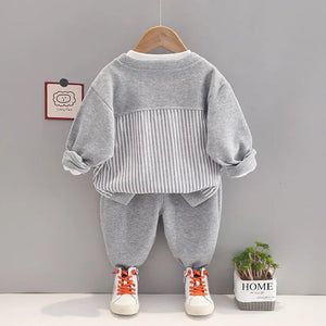 Cream Cartoon Tracksuit See:Saw Kids