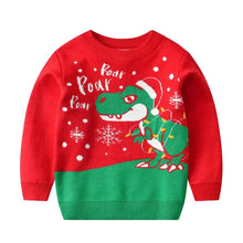 Load image into Gallery viewer, Dino Christmas Jumper See:Saw Kids