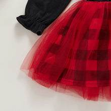 Load image into Gallery viewer, Christmas Dress with Plush vest &amp; Headband