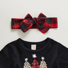 Load image into Gallery viewer, Christmas Dress with Plush vest &amp; Headband