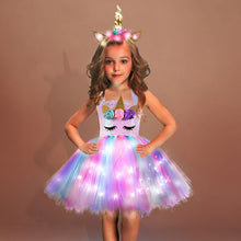 Load image into Gallery viewer, Party Light Up Unicorn Tutu Princess