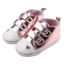 Load image into Gallery viewer, Heart-shaped PU Leather Shoes First Walkers See:Saw Kids