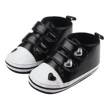 Load image into Gallery viewer, Heart-shaped PU Leather Shoes First Walkers See:Saw Kids