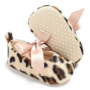 Leopard Print Soft Toddler Cute Shoes See:Saw Kids