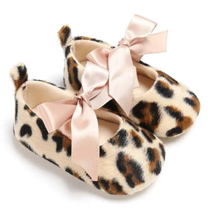 Leopard Print Soft Toddler Cute Shoes See:Saw Kids