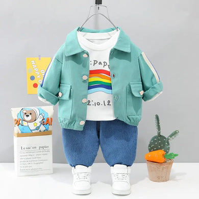 Malibu Rainbow 3 Piece Outfit See:Saw Kids