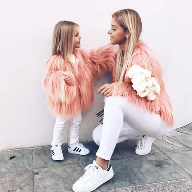 Mummy & Me Faux Fur Coat See:Saw Kids