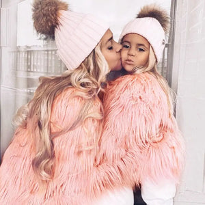 Mummy & Me Faux Fur Coat See:Saw Kids