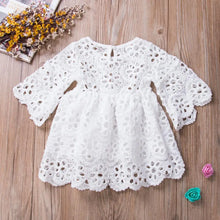 Load image into Gallery viewer, Mummy &amp; Me White Floral Lace Dress See:Saw Kids