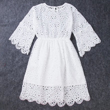 Load image into Gallery viewer, Mummy &amp; Me White Floral Lace Dress See:Saw Kids