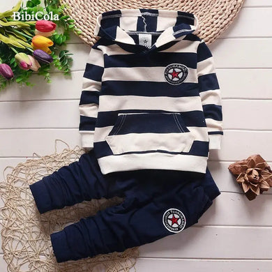 Navy Stripped Tracksuit See:Saw Kids