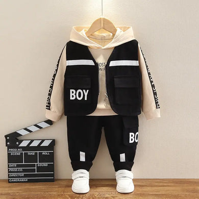 Oh Boy Combat Black 3 piece Outfit See:Saw Kids