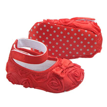 Load image into Gallery viewer, Roses Dolly Shoes See:Saw Kids