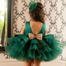 Load image into Gallery viewer, Backless Big Bow Princess Dress Wedding Birthday Party Toddler Kids Evening Prom Gown