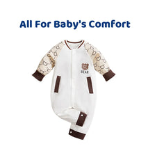 Load image into Gallery viewer, Newborn Teddy Bear Jumpsuit