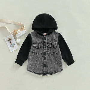 Toddler Patchwork Denim Jacket