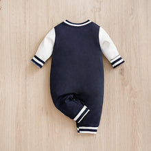 Load image into Gallery viewer, Newborn Baby Baseball Cotton Long Sleeve Onesie