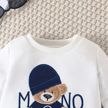 Load image into Gallery viewer, Casual Cartoon Bear Long Sleeve Outfit Kid 3-24Months