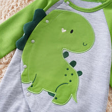 Load image into Gallery viewer, Cartoon Dinosaur Newborn Baby Onesie