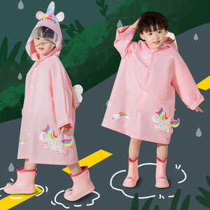 Children's Cartoon Raincoat