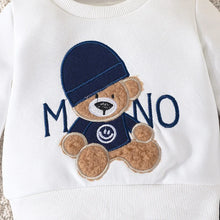 Load image into Gallery viewer, Casual Cartoon Bear Long Sleeve Outfit Kid 3-24Months