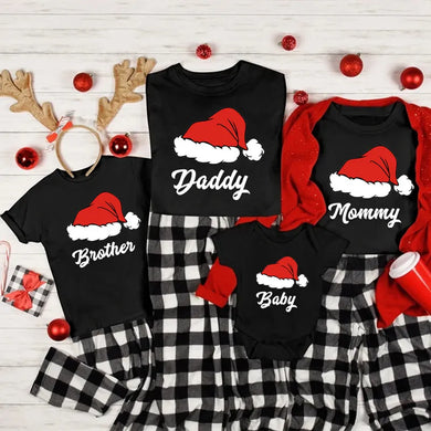 Santa's Hat Family Matching Christmas PJ's