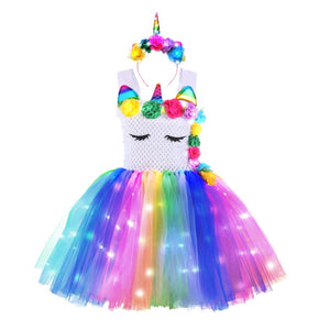 Party Light Up Unicorn Tutu Princess