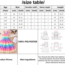 Load image into Gallery viewer, Mermaid Butterfly Rainbow Birthday Party Girls Dresses