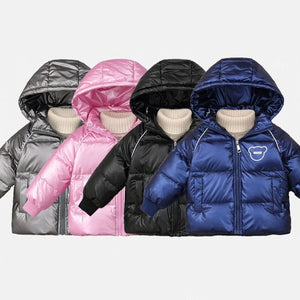 Children Hooded Thick Duck Down Coat