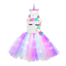 Load image into Gallery viewer, Party Light Up Unicorn Tutu Princess