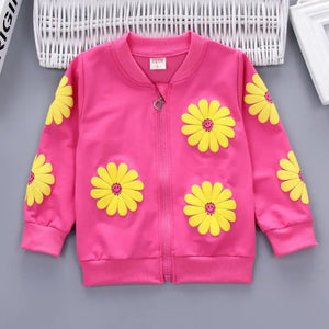 Pure Cotton Flower Printing Three-piece Child Suit