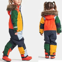 Load image into Gallery viewer, Toddler Block Colour Snowsuit