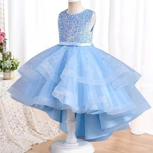 Load image into Gallery viewer, Fluffy Birthday Party Dresses for Girls New Girl Embroidery with Sequins