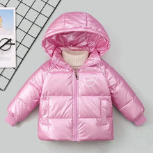 Load image into Gallery viewer, Children Hooded Thick Duck Down Coat