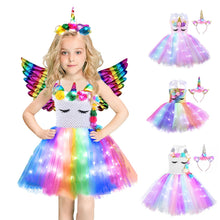 Load image into Gallery viewer, Party Light Up Unicorn Tutu Princess