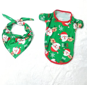 Family Christmas Pajamas Set Santa&elk