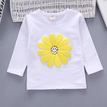 Load image into Gallery viewer, Pure Cotton Flower Printing Three-piece Child Suit