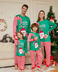 Christmas Family Matching Pajamas Candy Cane