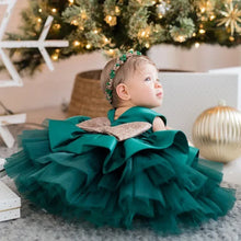 Load image into Gallery viewer, Backless Big Bow Princess Dress Wedding Birthday Party Toddler Kids Evening Prom Gown