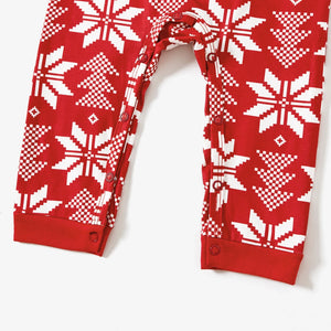 Christmas Family Matching Snowflake Pajamas Sets Basic