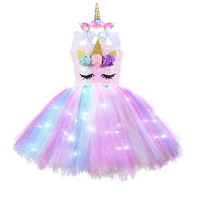 Load image into Gallery viewer, Party Light Up Unicorn Tutu Princess