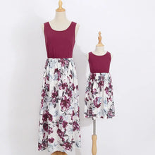 Load image into Gallery viewer, Wine Red Maxi Dress Mummy &amp; Me See:Saw Kids