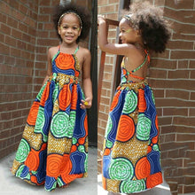 Load image into Gallery viewer, African Dashiki Princess Dress