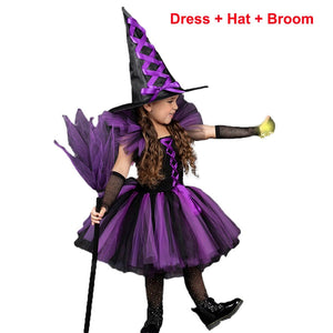 Purple Witch Halloween Costume