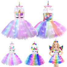 Load image into Gallery viewer, Party Light Up Unicorn Tutu Princess